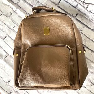 Brown Backpack (vegan leather)